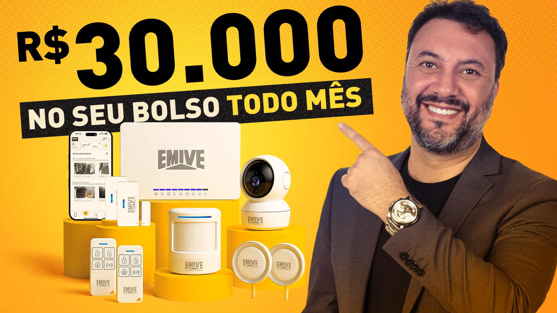 Henrique Mol apresenta os equipamentos Emive: R$ 30.000 no seu bolso todo mês